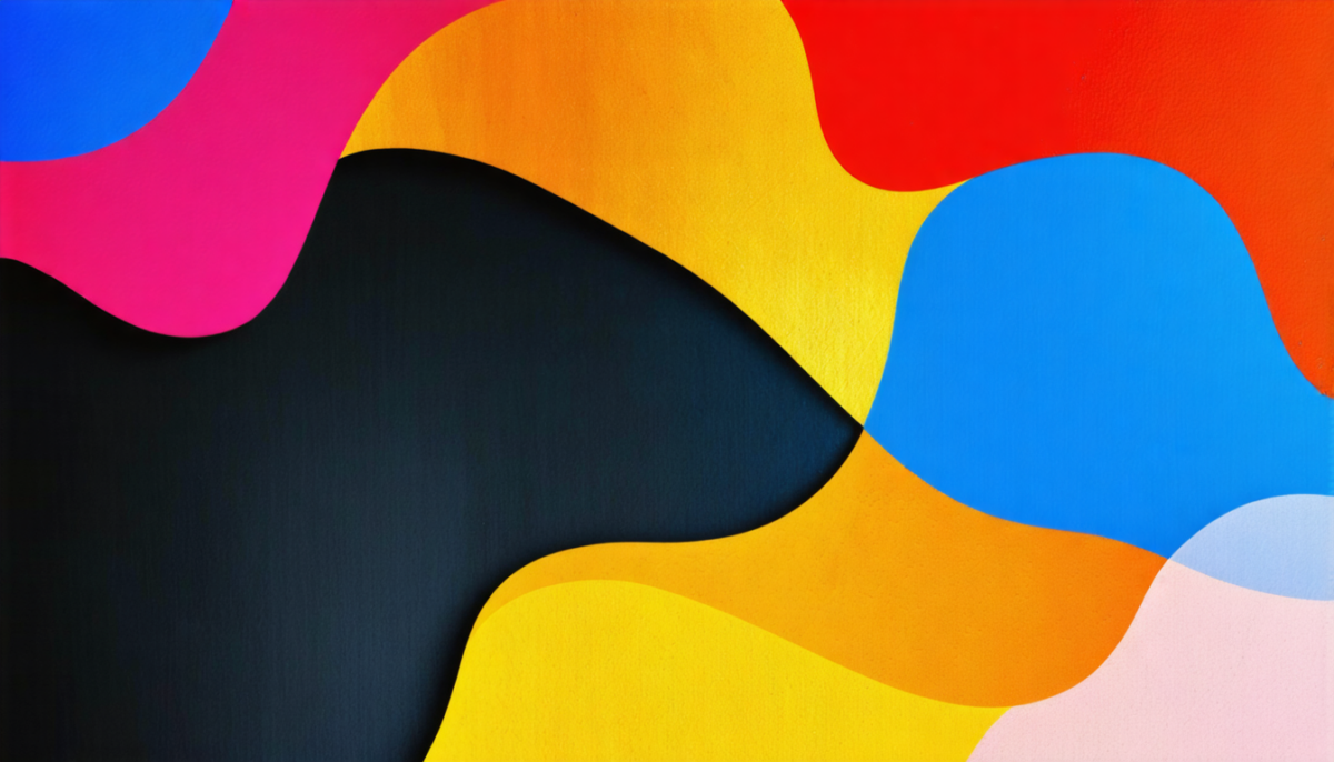 découvrez un élément graphique abstrait avec un fond coloré, flou et vibrant, parfait pour dynamiser vos créations visuelles.