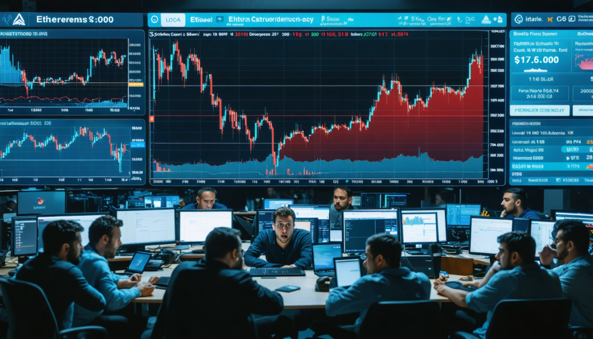 ethereum chute sous les 3 000 $, enregistrant des volumes de vente sans précédent et un afflux massif d'utilisateurs sur les plateformes d'échange, signalant une forte volatilité sur le marché des cryptomonnaies.